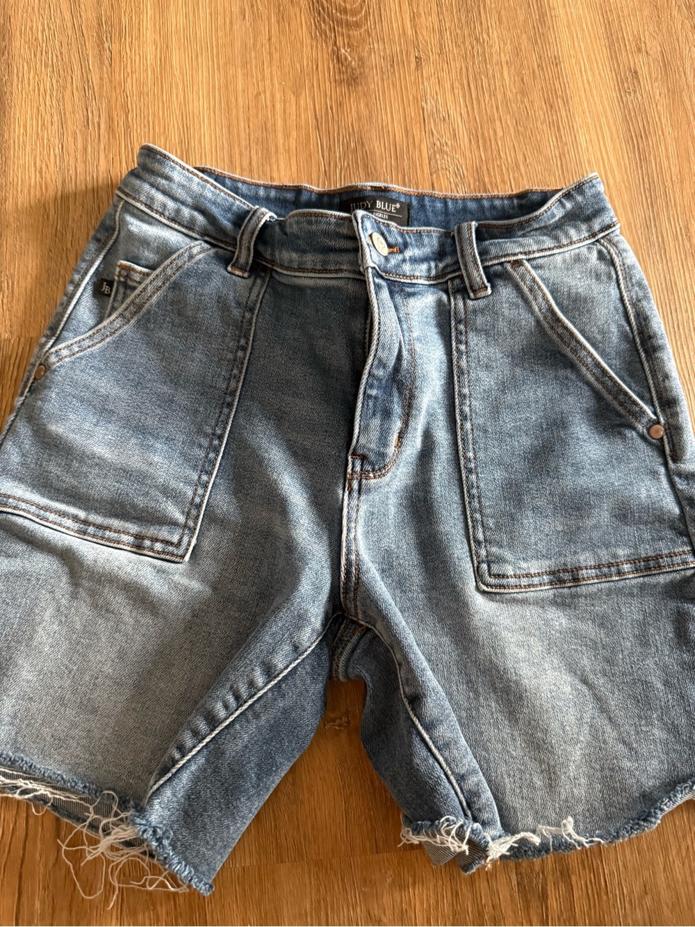 Judy Blue flap pocket denim shorts